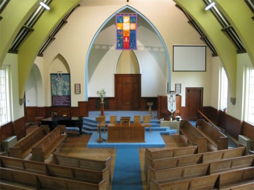 Church Interior looking from the organ balcony